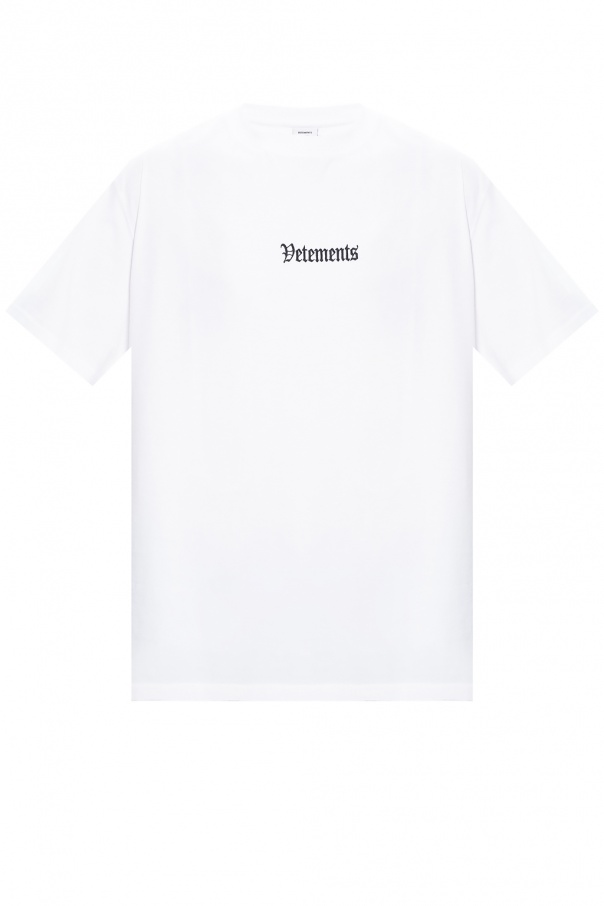 White Logo T-shirt VETEMENTS - Vitkac Canada